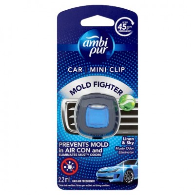 [PRE ORDER ONLY ETA 12-14 Working Days] AMBI PUR CAR MINI CLIP MOLD FIGHTER 2.2ML MUSTY ODOUR