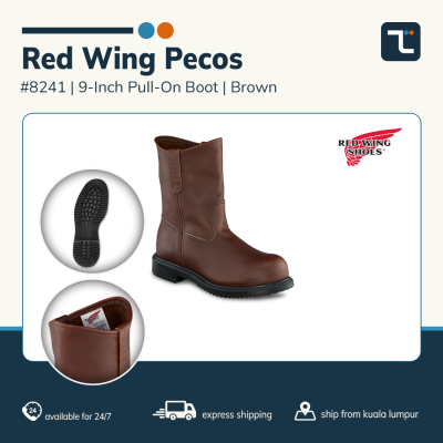 RED WING STYLE #8241 Pecos MEN'S 9-INCH PULL-ON BOOT