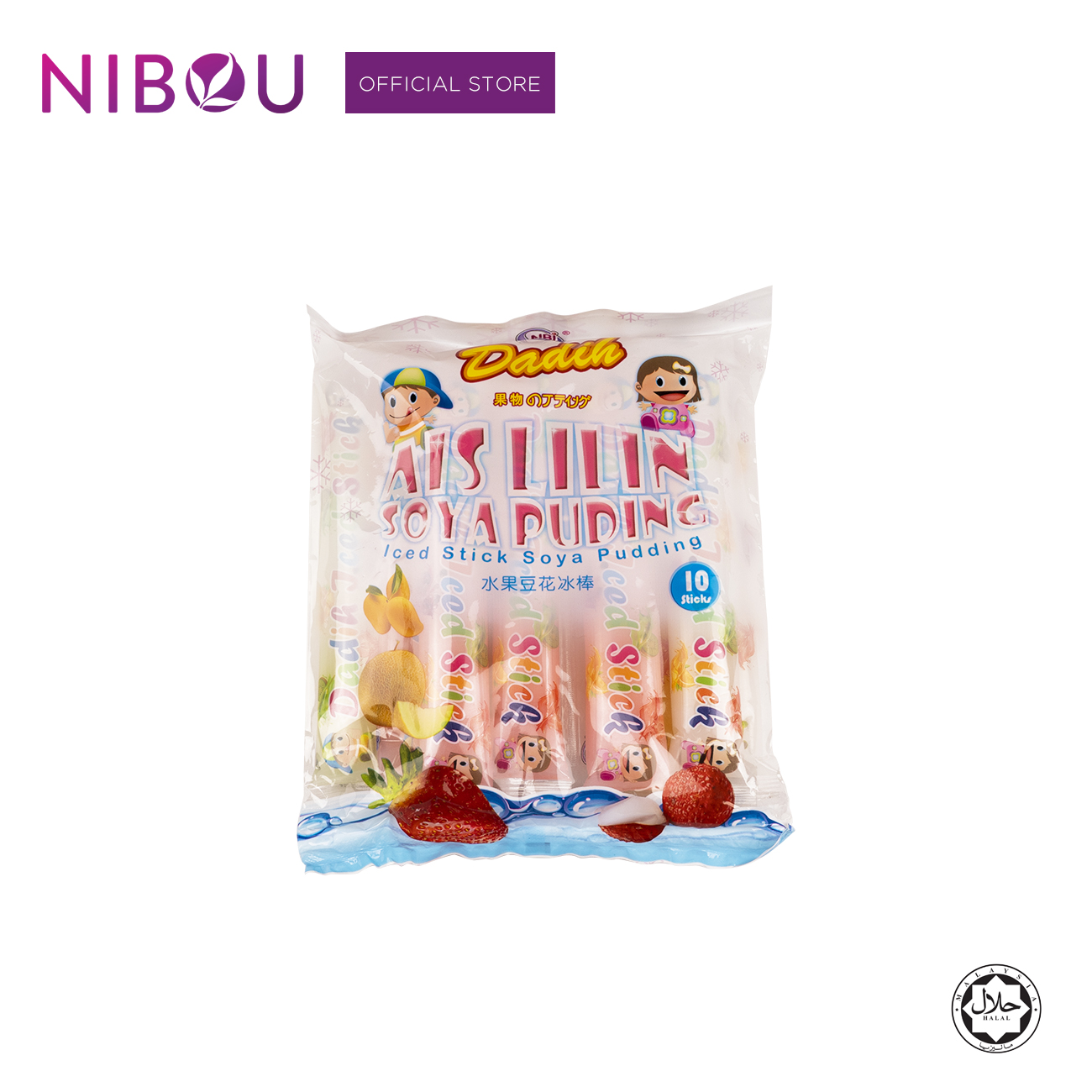 Nibou (NBI) Dadih Iced Stick Soya Pudding (40gm x 10 x 24)