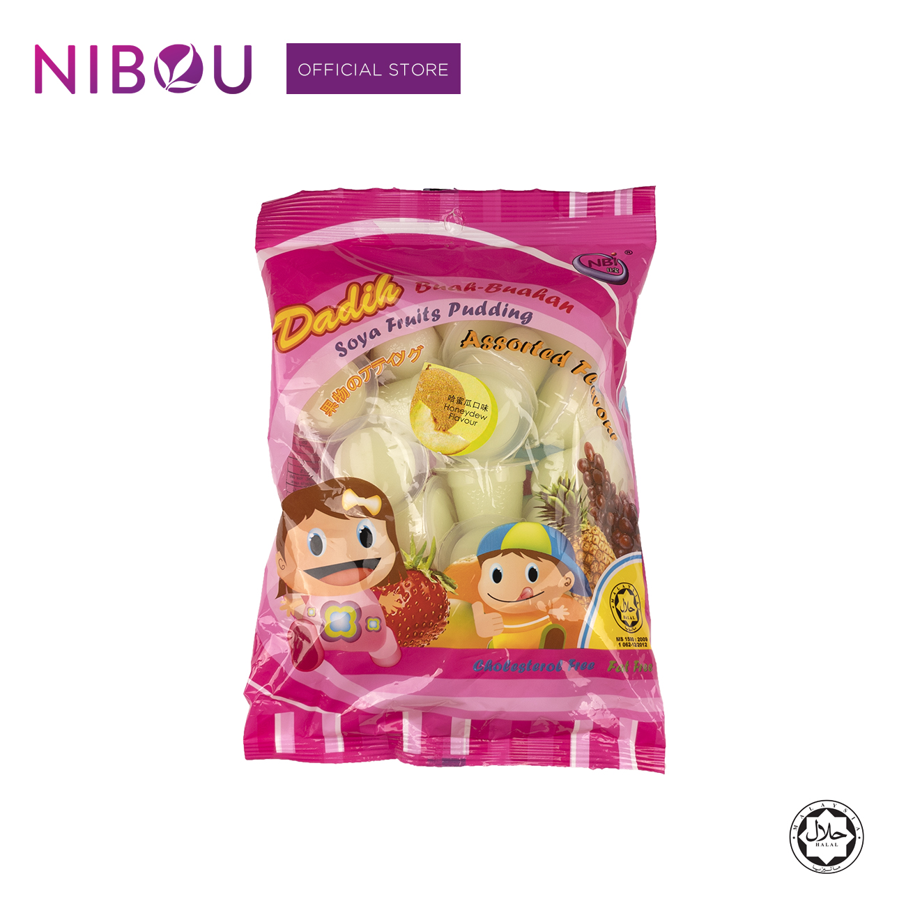 Nibou (NBI) DADIH Soya Fruits Pudding Honeydew (16gm x 20's x 24)