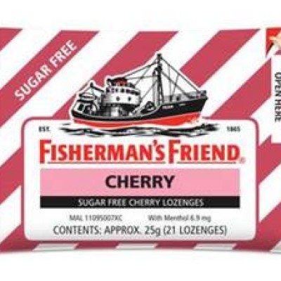 FISHERMAN'S FRIEND Sugar Free Cherry 25gm Pack (24 Units Per Carton)