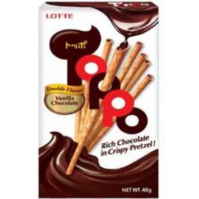 TOPPO Vanilla Chocolate 40gm Pack (10 units perCarton) (10 Units Per Carton)