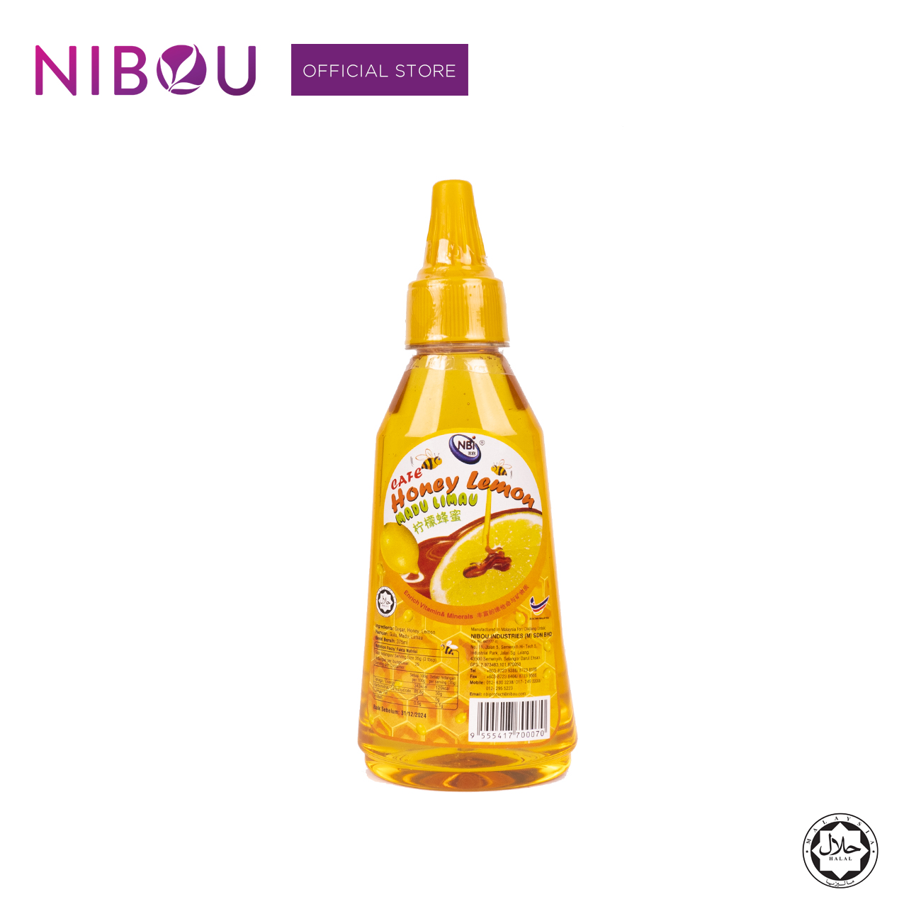 Nibou (NBI) BEBEE Honey Lemon (375ml x 24btl)