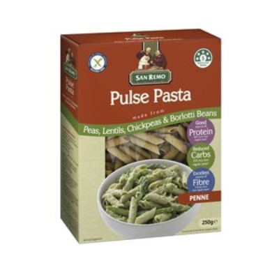 SAN REMO Pulse PastaPenne 250gm Unit (12 Units Per Carton)