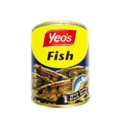[PRE ORDER ONLY ETA 12-14 Working Days] YEOS FISH WITH SALTED BLACK BEANS 24 x 260g