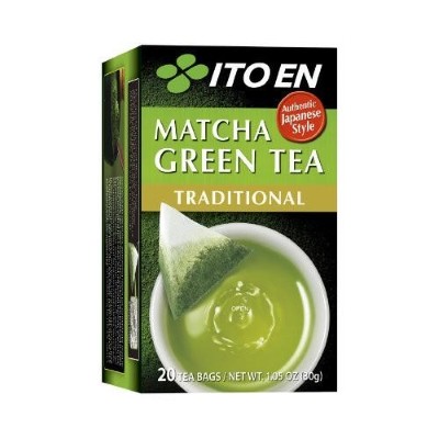 Ito En Matcha Green Tea Traditional 20s (20 Teabags Per Box) (8 Boxes PerCarton) (160 Units Per Carton)