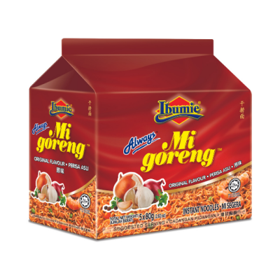 Ibumie Always Mi Goreng Asli (80g x 5) x 12 Units
