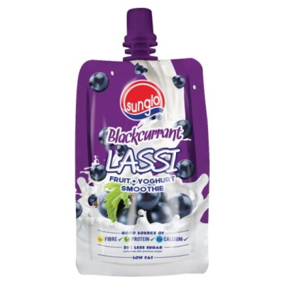 [PRE ORDER ONLY ETA 12-14 Working Days] Sunglo Smoothie Lassi Blackcurrant 200ml