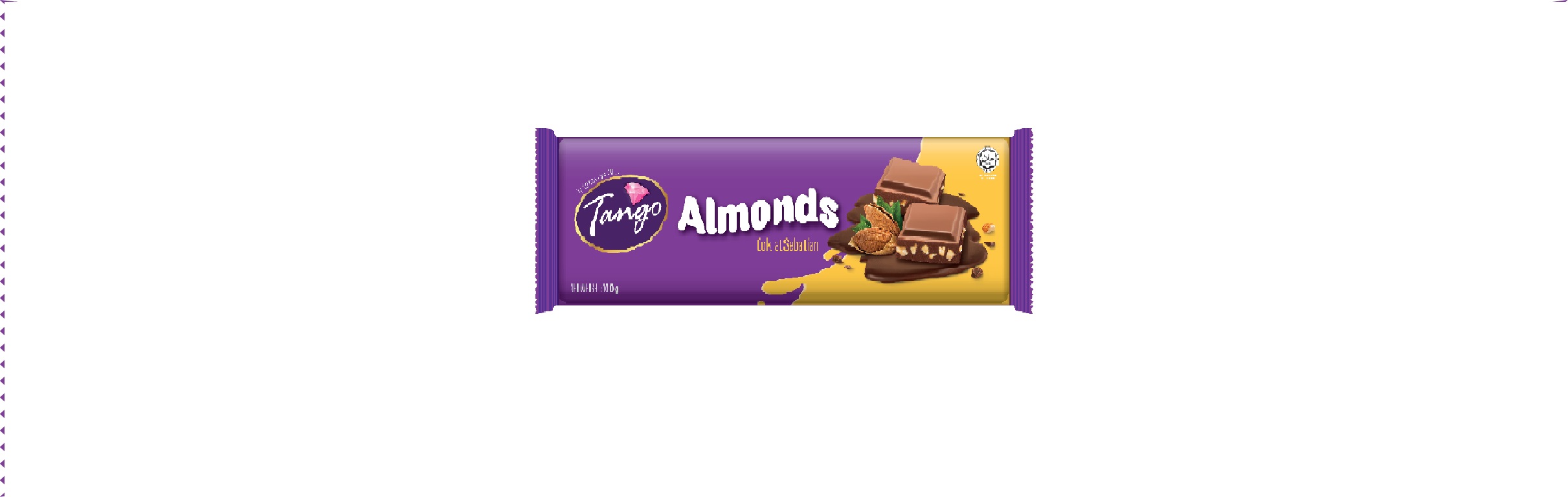 TANGO BAR 100G ALMOND(12 Units Per Outer)