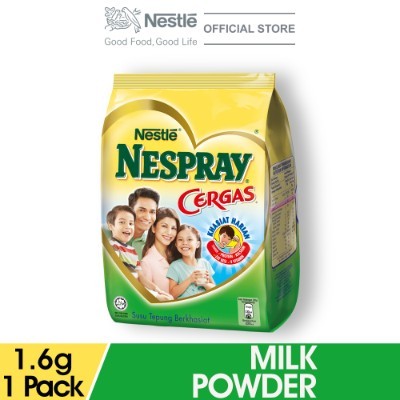 NESPRAY CERGAS Milk Powder Softpack 1.6kg (6 Units Per Carton)