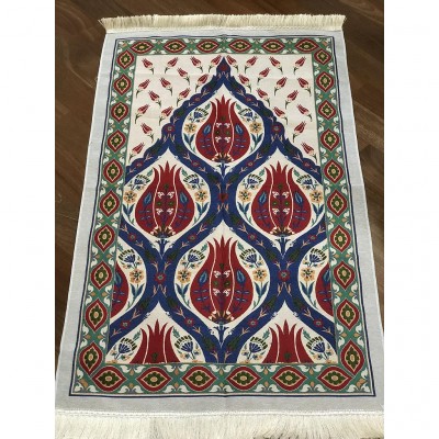 Turkish Ottoman Motif Sejadah-Tulip