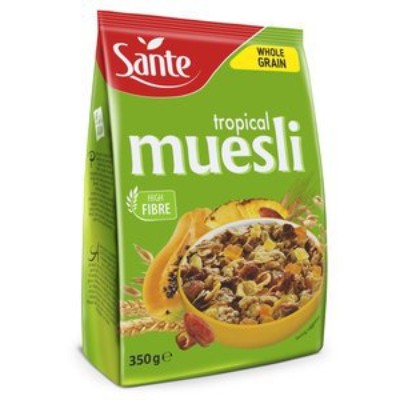 SANTE Muesli Tropical 350gm Pack (14 Units Per Carton)