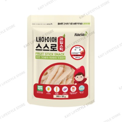 NAEIAE KOREA Organic Fruit Stick Snack (8months+) 40g - Apple