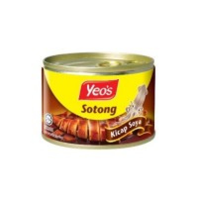 [PRE ORDER ONLY ETA 12-14 Working Days] YEOS CUTTLEFISH IN SOYA SAUCE 24 x 145g