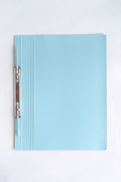Lion File Affordable (200gsm) Manila Files with Spring Mechanism - Blue Colour (200 Units Per Carton)