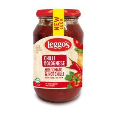 LEGGO'S Chilli Bolognese Pasta Sauce 500gm Bottle (6 Units Per Carton)