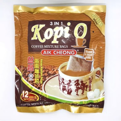 Aik Cheong Kopi O HAINAN 3 in 1 Coffee Mixture 12 x 25 g