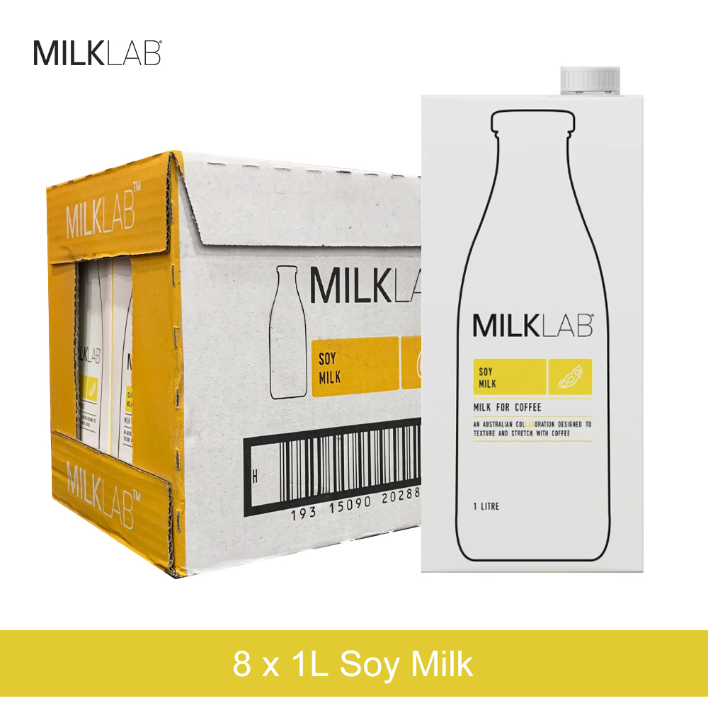 MILKLAB UHT SOY MILK 1L X 8