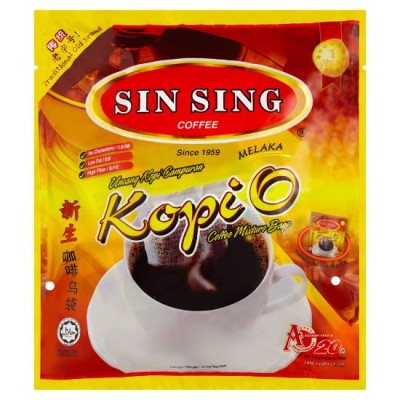 Sin Sing Kopi O 20 sachets x 10 gm*