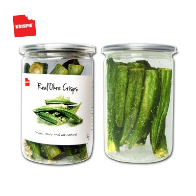 KRISPIE Okra Crisp 55g (12 Units Per Carton)