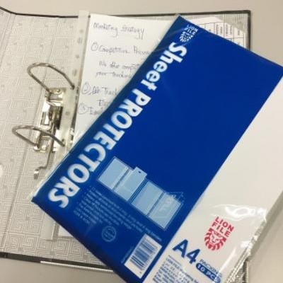 Lion File Clear A4 PP Sheet Protector - 100pcs box