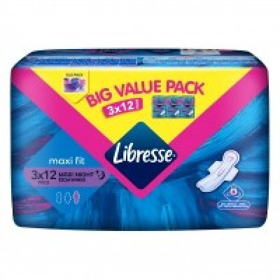 [PRE ORDER ONLY ETA 12-14 Working Days] Libresse MaxiNightW 32cm(3x12s)x8