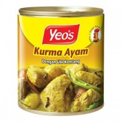 [PRE ORDER ONLY ETA 12-14 Working Days] YEOS KURMA CHICKEN 285G x 24 (24 Units Per Carton)