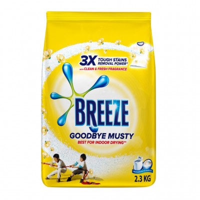 BREEZE GOODBYE MUSTY POWDER 2.3 kg 6 X 2.3KG