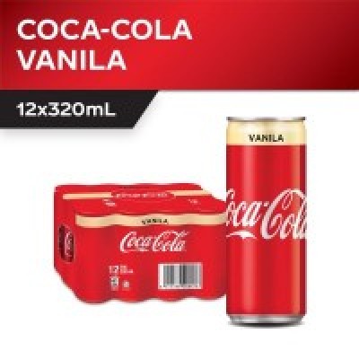 [PRE ORDER ONLY ETA 12-14 Working Days] Coca-Cola Vanilla Can 320ml x 12