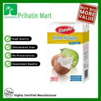 Rasaku Coconut Cream (Gold) 24% 1000ml (12 Units Per Carton)