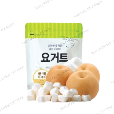 SSALGWAJA Natural Freeze-Dried Cube Yogurt (18g) [12 Months] - Pear