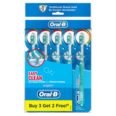 [PRE ORDER ONLY ETA 12-14 Working Days] ORAL-B COMPLETE EASY CLEAN 5S SOFT POLYBAG