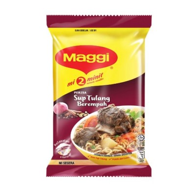 Maggi Instant Noodle Sup Tulang 5 x 79g