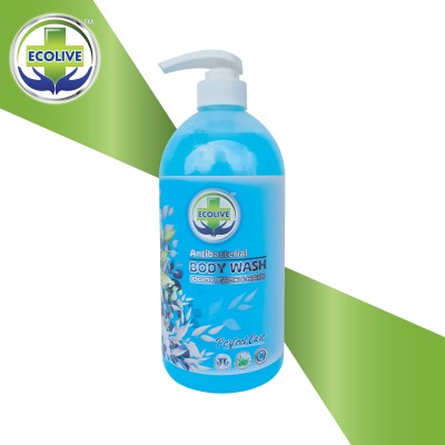 ECOLIVE ANTIBACTERIAL BODY WASH (PERFECT CARE)  1000ML X 12 BTL