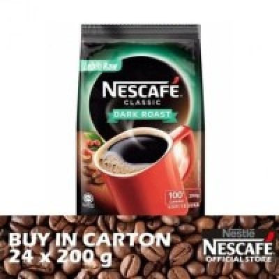 [PRE ORDER ONLY ETA 12-14 Working Days] NESCAFE CLASSIC Dark Roast RP 24 x 200g