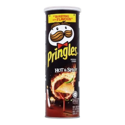 PRINGLES TIN Hot & Spicy 107 g