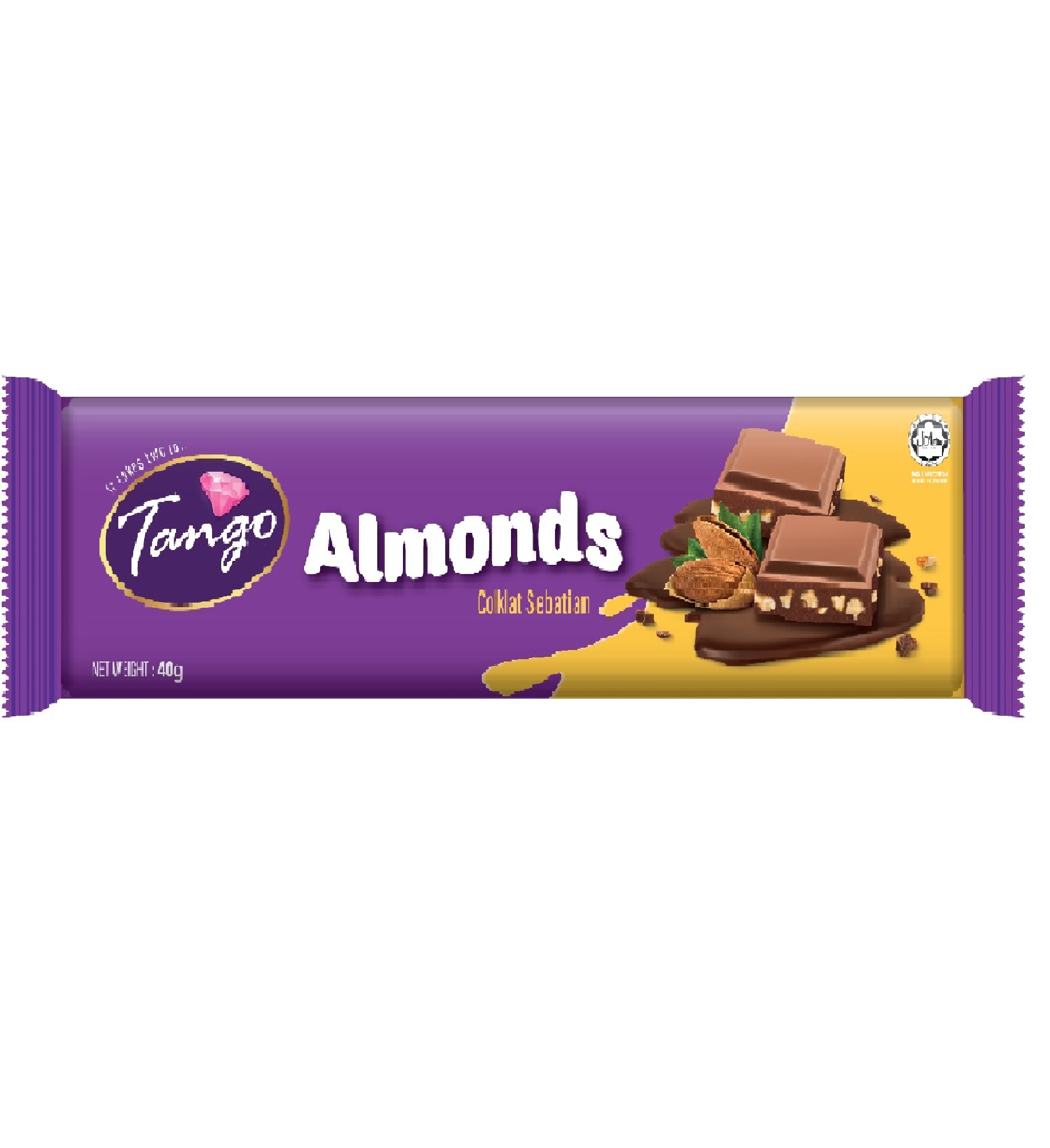 TANGO 40G ALMOND BAR (240 Units Per Carton)