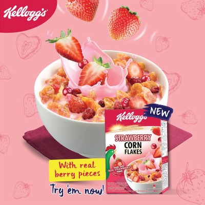 Kelloggs Strawberry Corn Flakes 300 g
