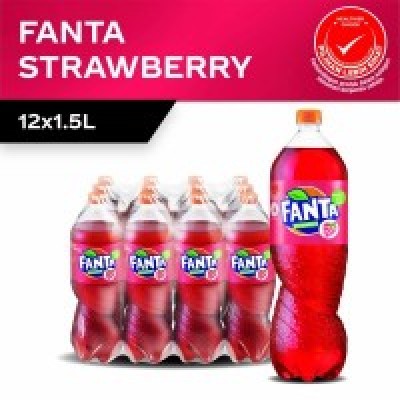 [PRE ORDER ONLY ETA 12-14 Working Days] Fanta Strawberry PET 1.5l x 12