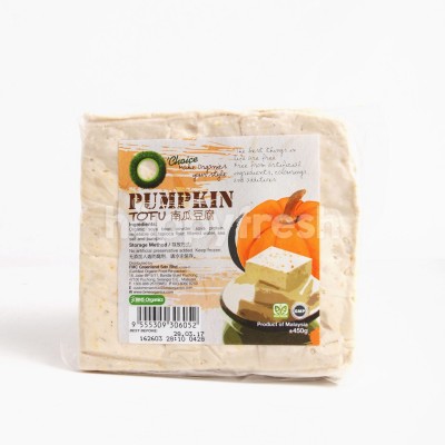 BMS Organics -Pumpkin Tofu (Frozen) (450g)