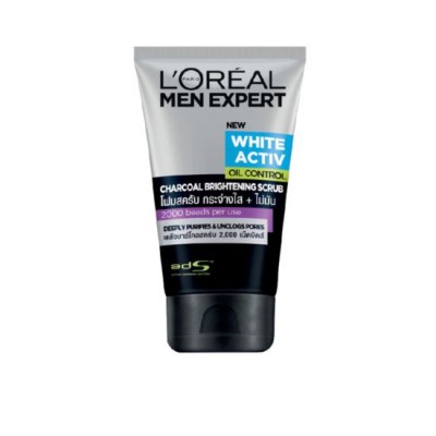 [PRE ORDER ONLY ETA 12-14 Working Days] LOREAL MEN WA CHAR BLCK FOAM SCRUB 100ML