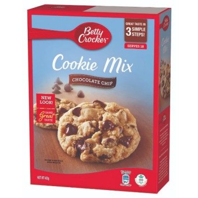 BETTY CROCKER Cookie Mix - Chocolate Chip 430gm (12 Boxes per Carton) Imported from United States