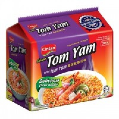 [PRE ORDER ONLY ETA 12-14 Working Days] 5-PACK CINTAN TOMYAM 73G per Packet (6 Units Per Carton)