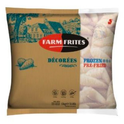 [PRE ORDER ONLY ETA 12-14 Working Days] Farm Frites Pommes Decorees 1kg