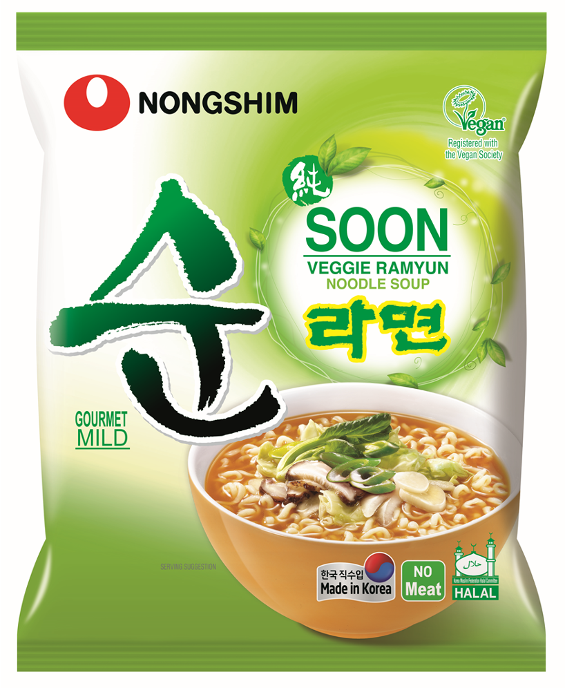 NONG SHIM Soon Noodle 112gm Pack (40 packs per carton) MADE IN KOREA
