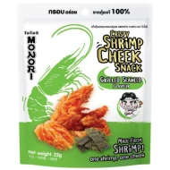 MONORI SHRIMP CHEEK SNACK GRILLED GRILLEDSEAWEED FLAVOR 25G (36 Units Per Carton)
