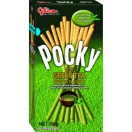 POCKY Green Tea Matcha  35gm pack ( 10 packs per carton )