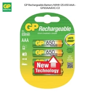 GP Rechargeable Battery NIMH 2S 650 AAA - GP65AAAHC-C2 (1 Units Per Outer)