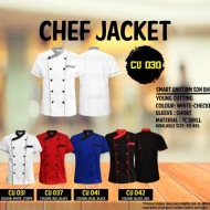 Chef Jacket CU 041 (SIZE : XS - 2XL)