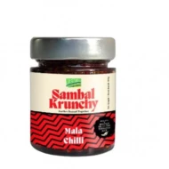 Vegenation-Mala Sambal Krunchy(210g) (Use Organic Sugar, Red Palm Oil & Himalayan Pink Salt)